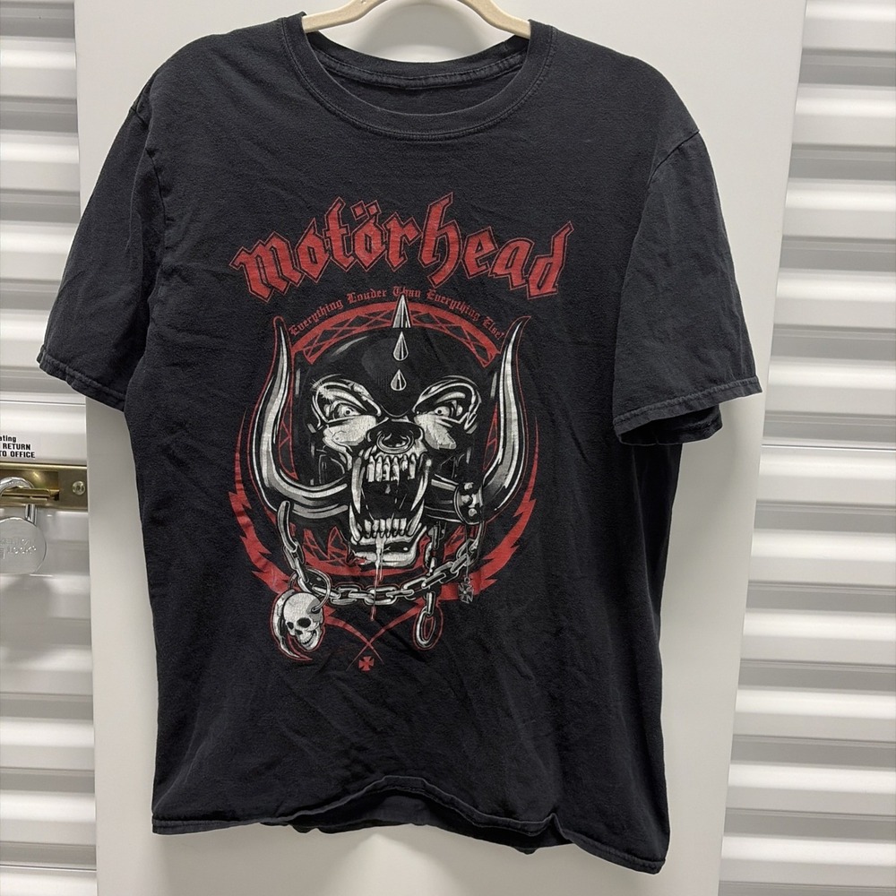 2013 Motorhead Shirt Everything Louder Than Everyone Else Rock Band Motörhead L